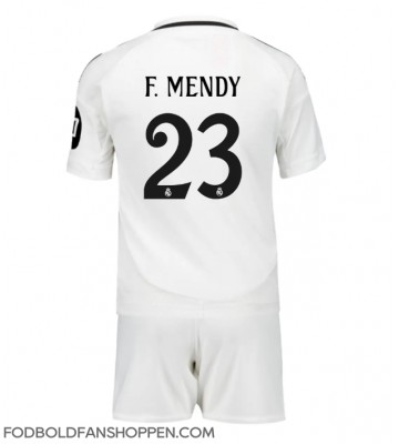 Real Madrid Ferland Mendy #23 Hjemmebanetrøje Børn 2024-25 Kortærmet (+ Korte bukser)